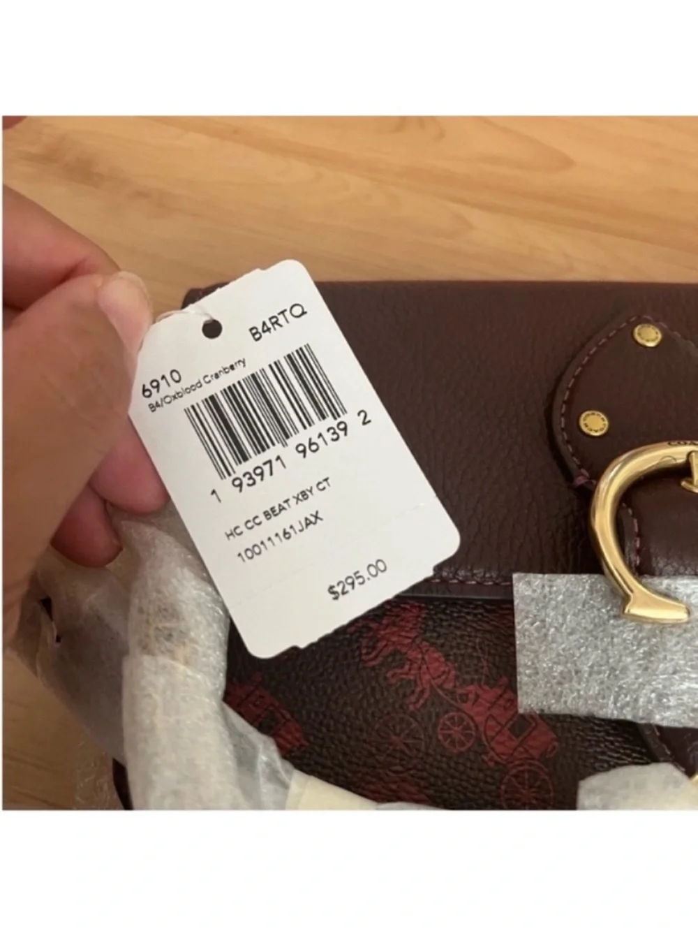 Coach Beat Crossbody Clutch With Horse And Carriage Print #6910